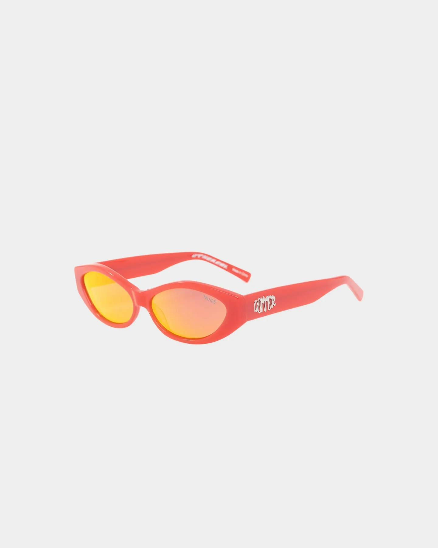 Loiter X Nuqe Ethereal Sunglasses Coral Crush