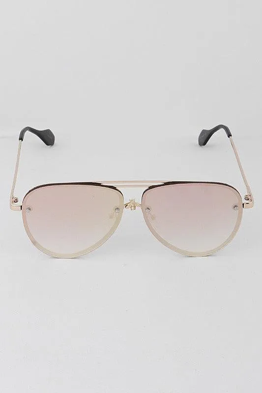 Luxury Bee Aviator Sunglasses