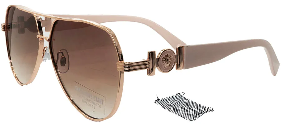 Men & Women Hip Hop Large Aviator Sunglasses