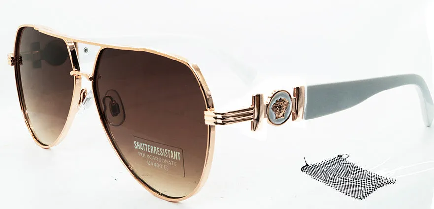 Men & Women Hip Hop Large Aviator Sunglasses