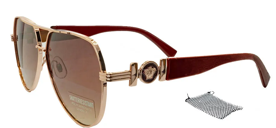 Men & Women Hip Hop Large Aviator Sunglasses