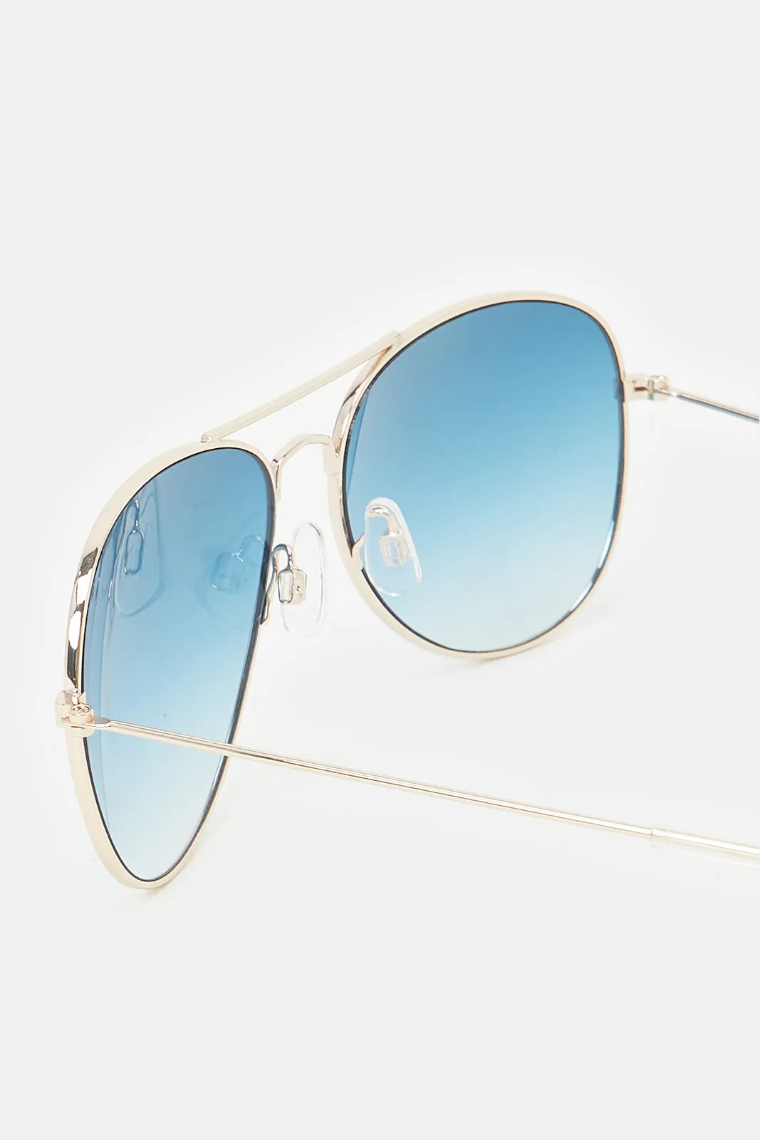 Men Blue Aviator Sunglasses