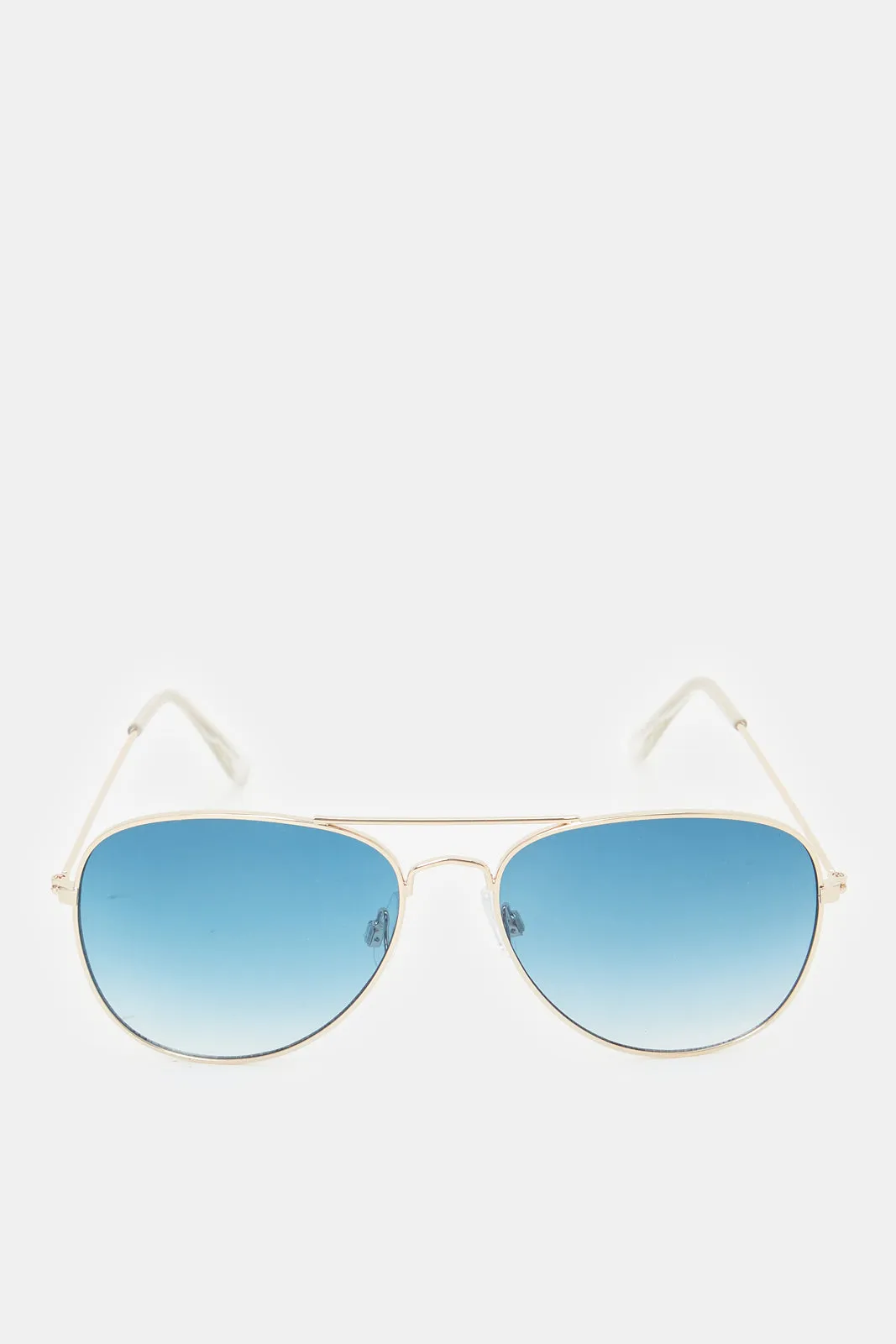 Men Blue Aviator Sunglasses