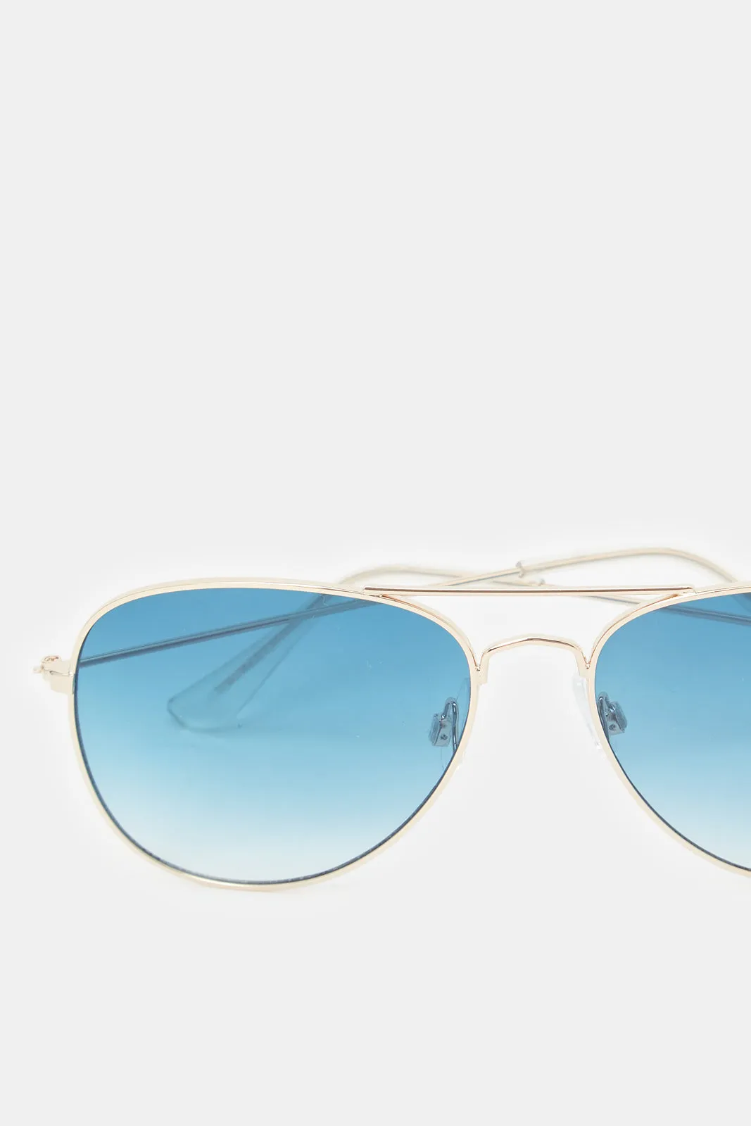 Men Blue Aviator Sunglasses