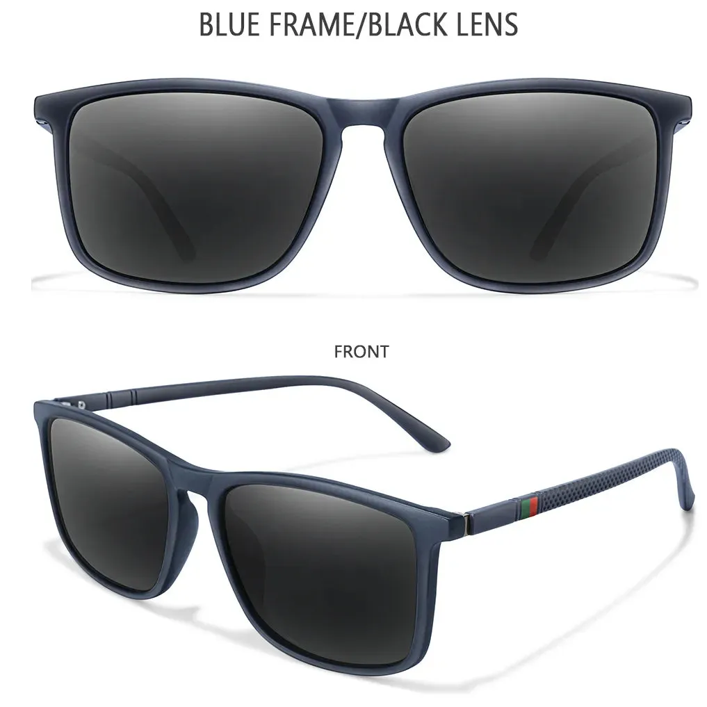 Men Women Fashion Cycling Sun Glasses  Travel Driving Fishing Male Eyewear UV400 Luxury Square Vintage Polarized Sunglasses