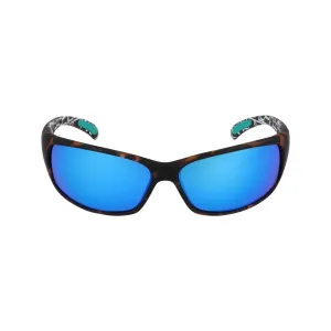 Narrow Wrap Sunglasses - Tortoise