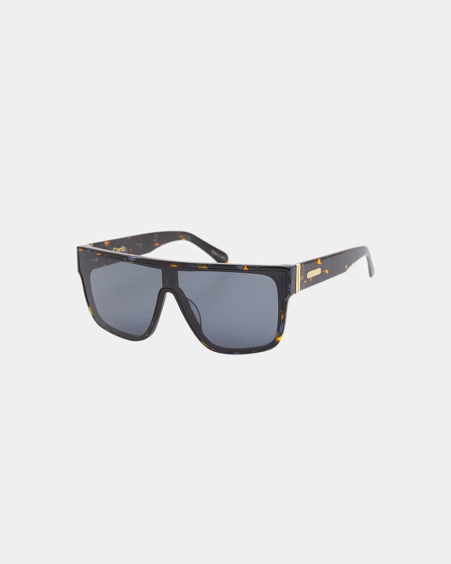 Nuqe Carlo Sunglasses Blue Tort/Gold