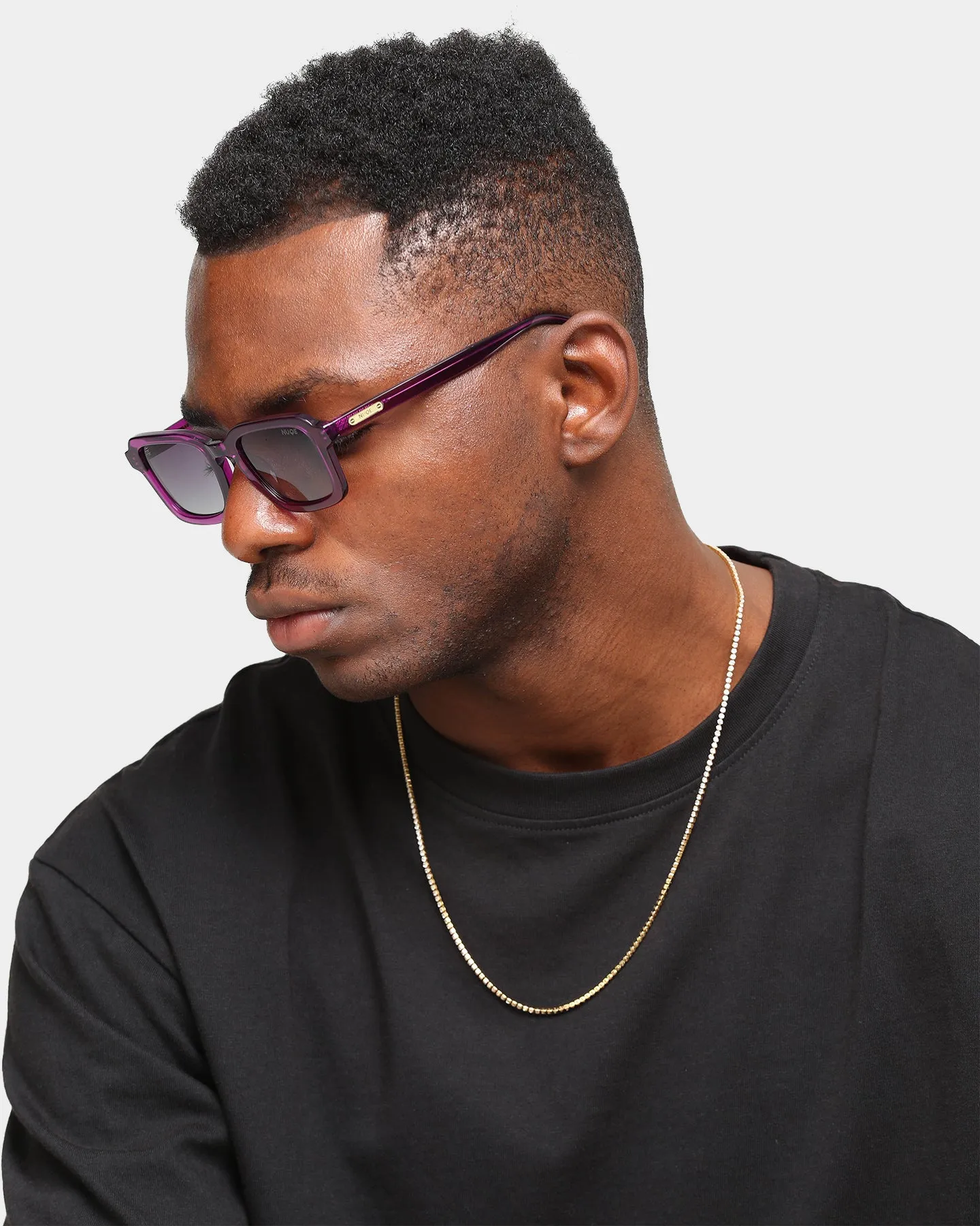 NUQE Men's Just Playin' Sunglasses Purple/Grey