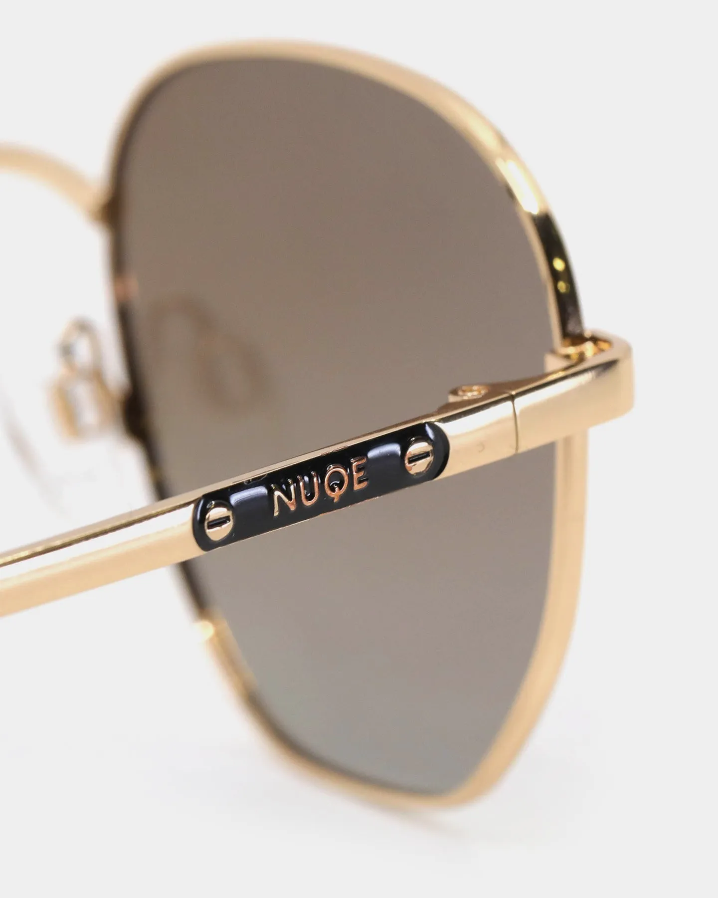 NUQE Men's Rewind Sunglasses Brown/Gold
