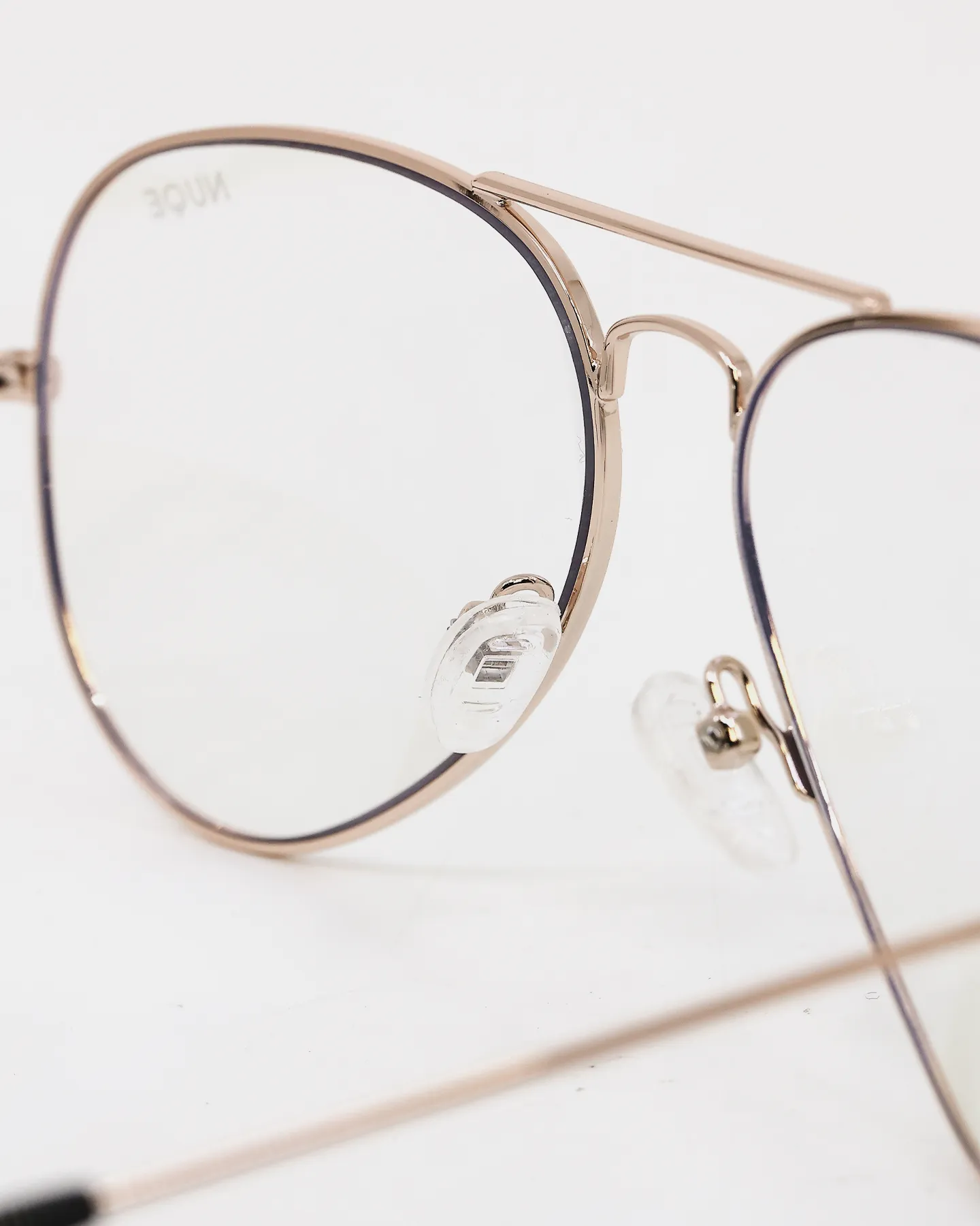NUQE Rolla Bluelight Glasses Gold/Bluelight