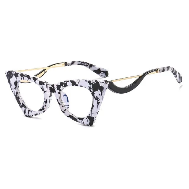 Oec Cpo Retro Cat Eye Optical Glasses Frames--Fashion Clear Lens Glasses