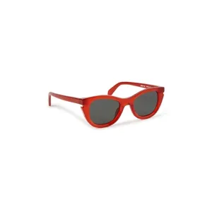 Off-White Boulder Sunglasses Red/Dark Grey