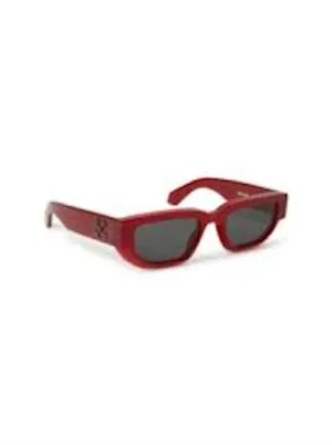 Off-White Greeley Sunglasses Burgundy/Dark Grey