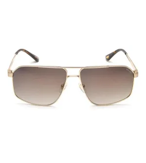 Police Men's Brown Square Sunglasses
