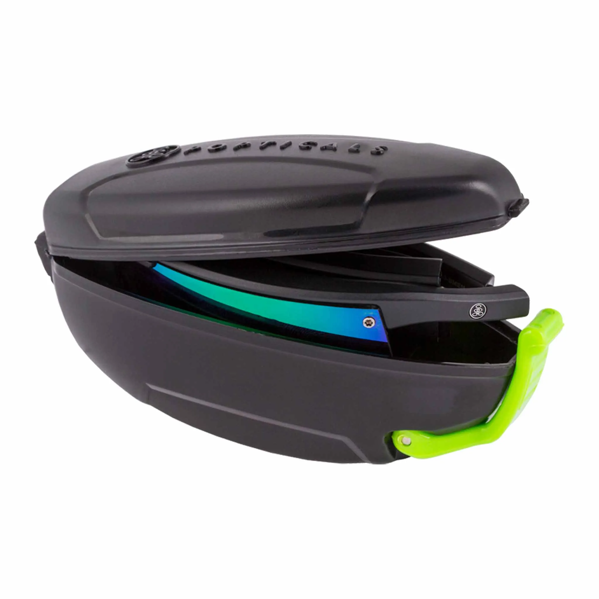 POPART | Polarized, Matte Black, Green Mirror, Small