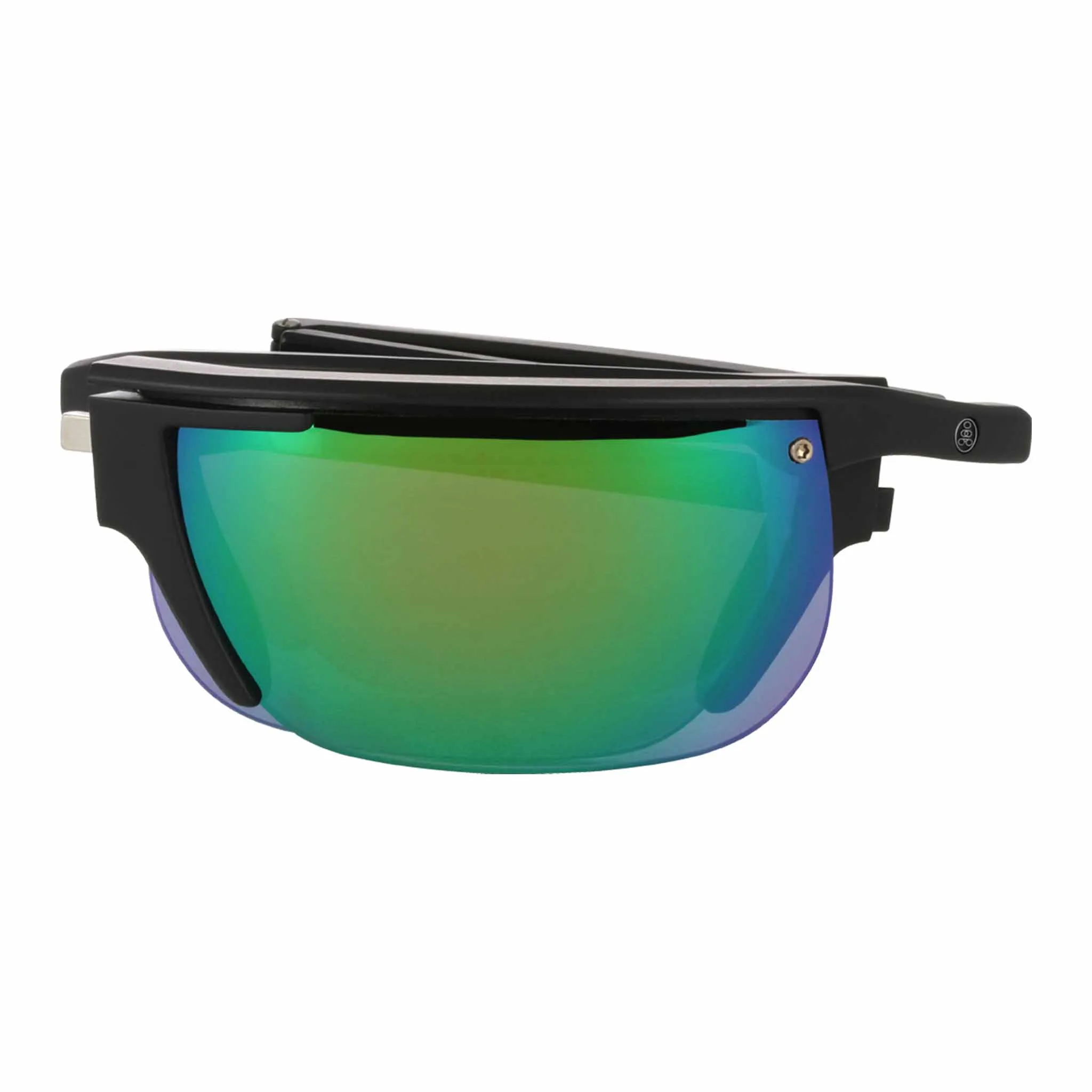 POPART | Polarized, Matte Black, Green Mirror, Small