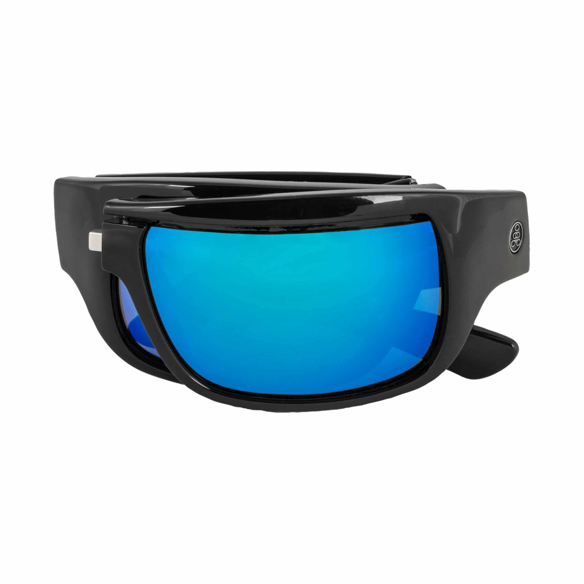 POPH2O | Polarized, Gloss Black, Blue Mirror