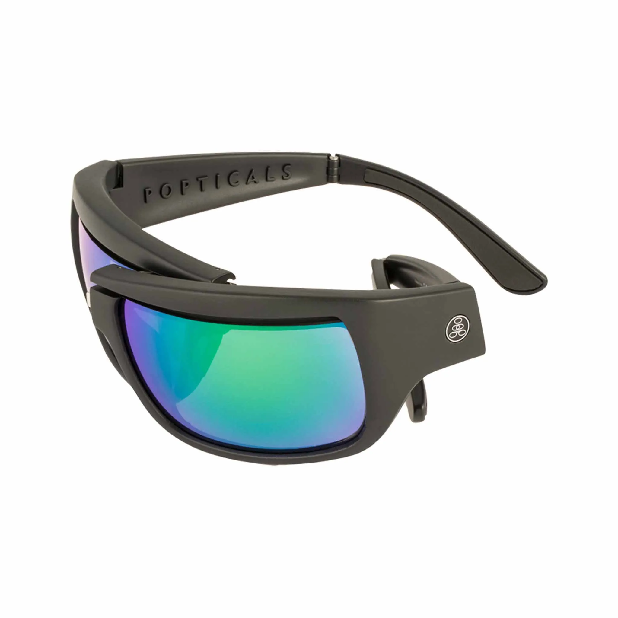 POPH2O | Polarized, Matte Black, Green Mirror