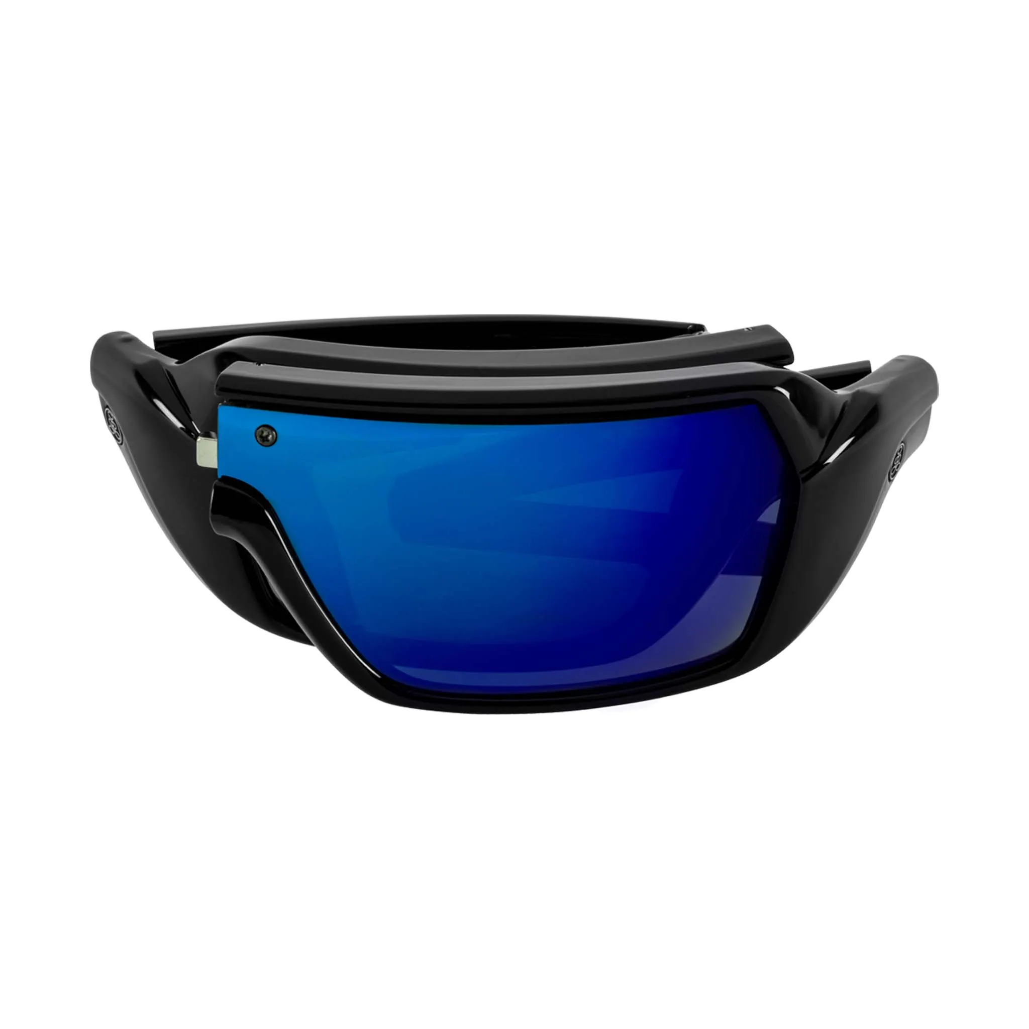 POPSTORM | Non-Polarized, Gloss Black, Blue Mirror
