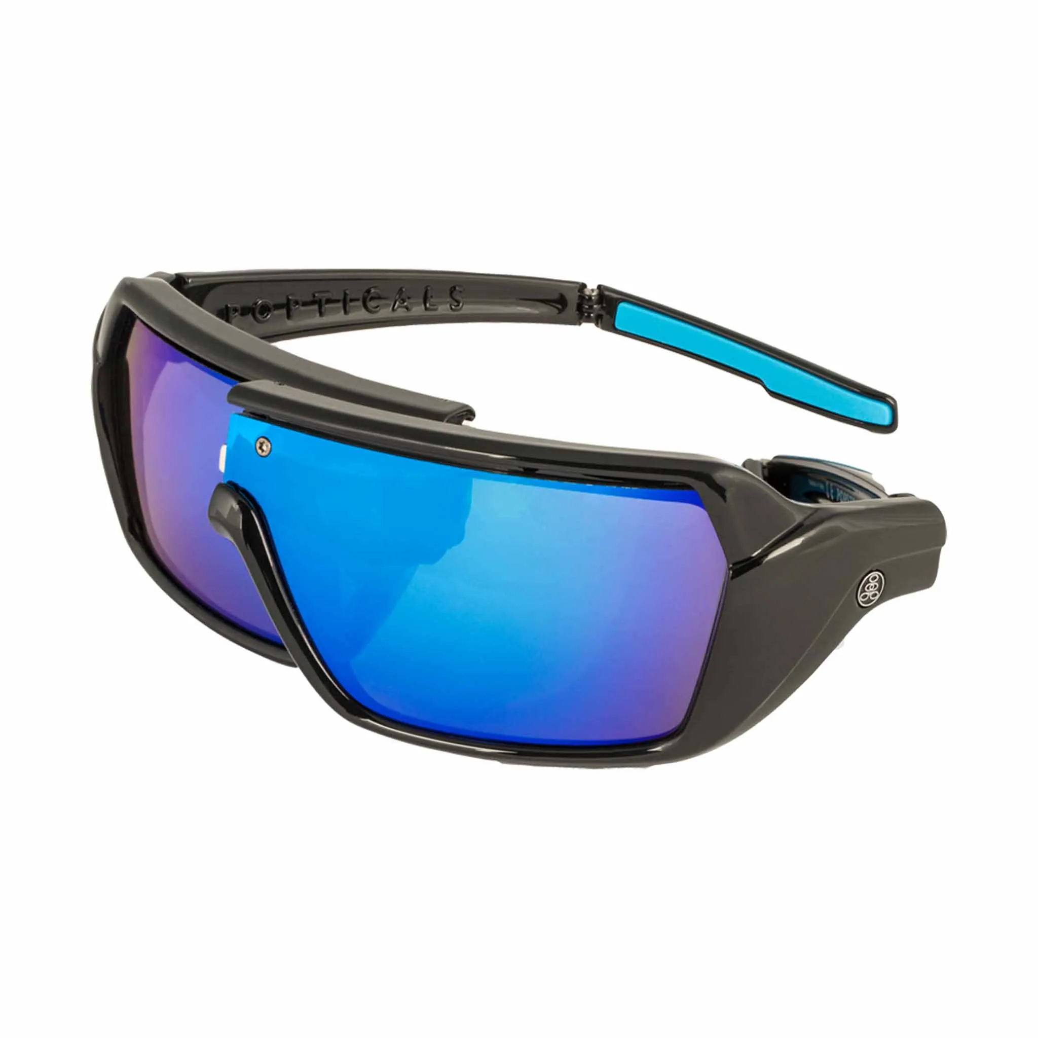 POPSTORM | Non-Polarized, Gloss Black, Blue Mirror