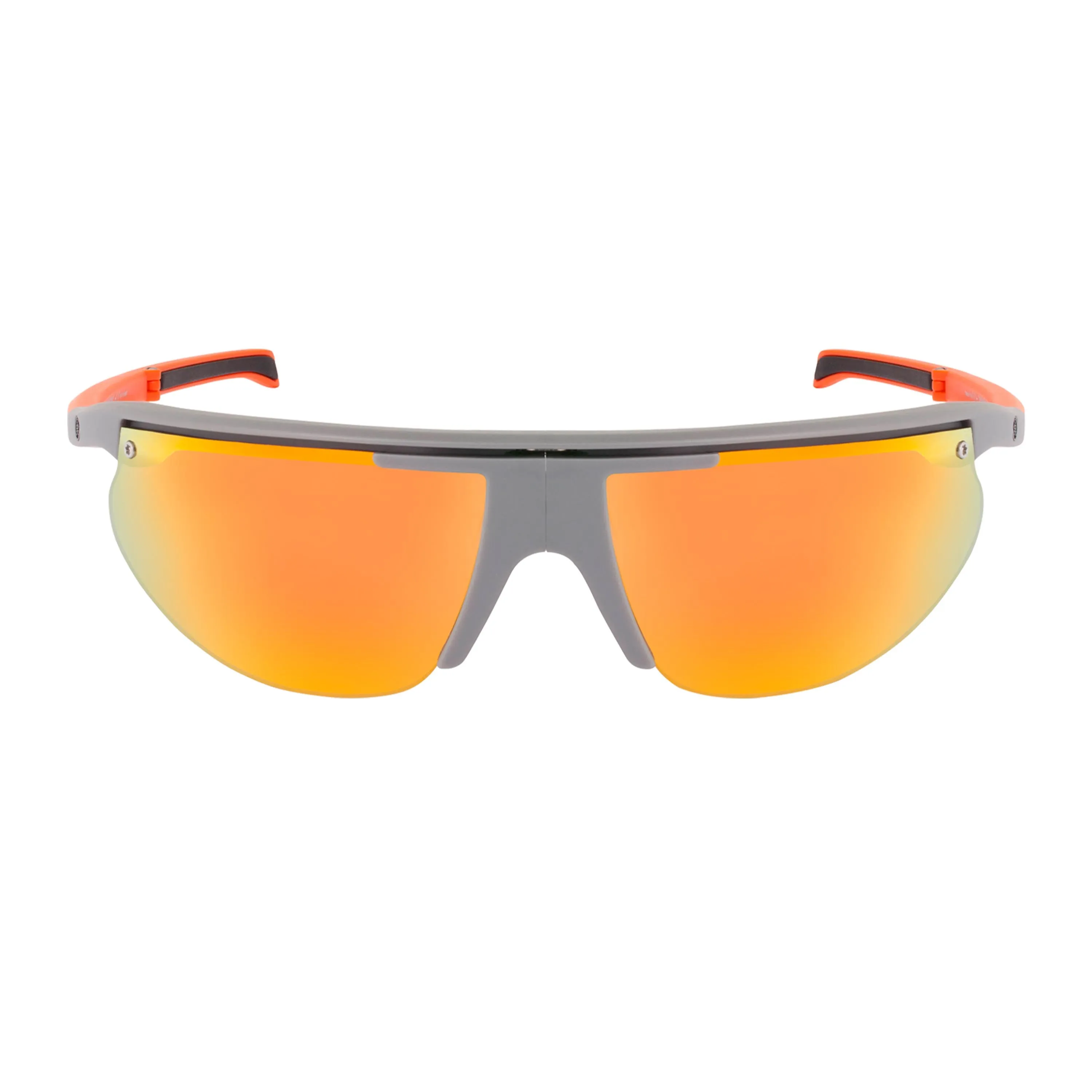 POPTRAIL | Polarized, Matte Gray/Orange, Orange Mirror, Small