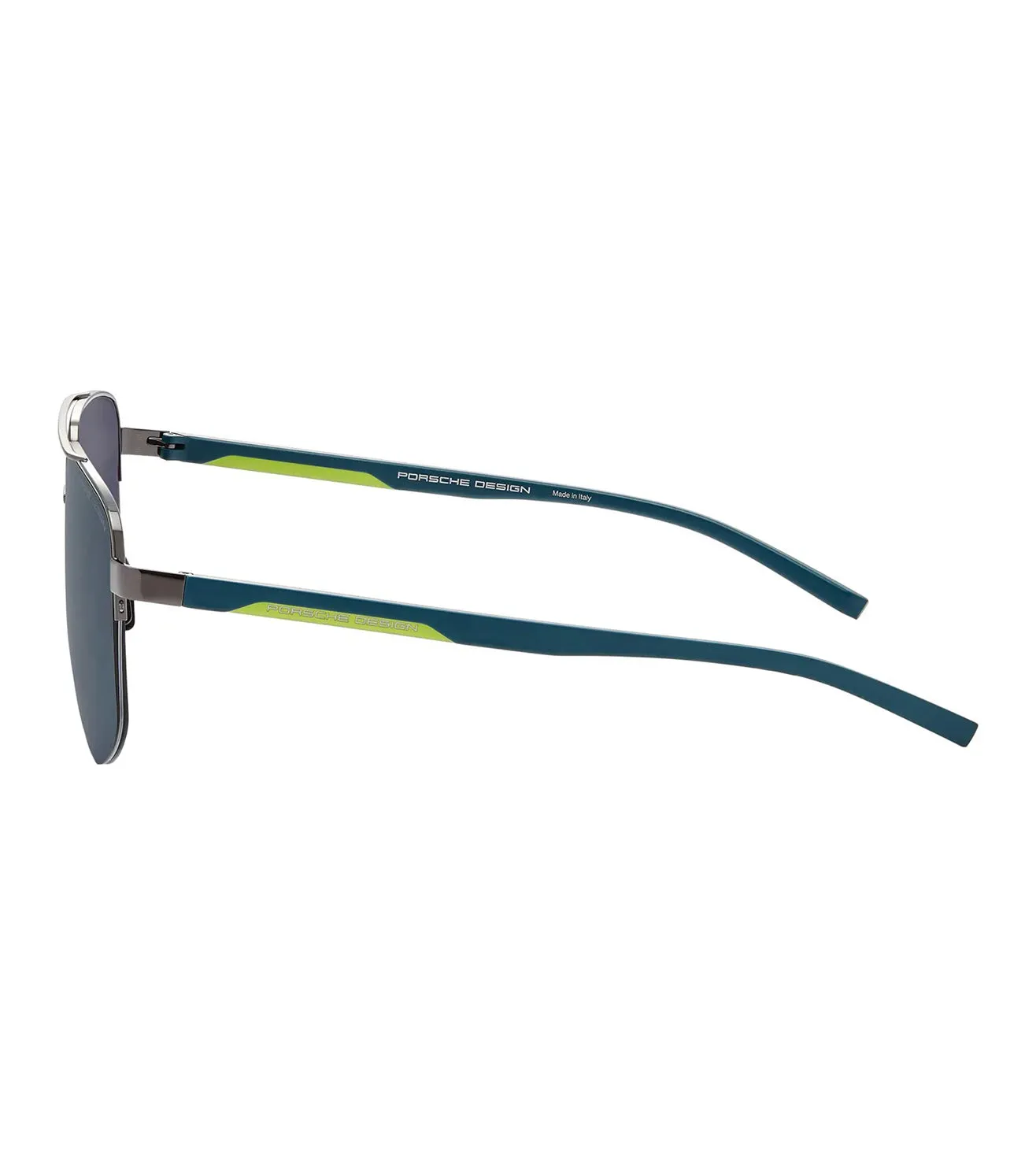 Porsche Design Men's Blue-Black Aviator Sunglasses