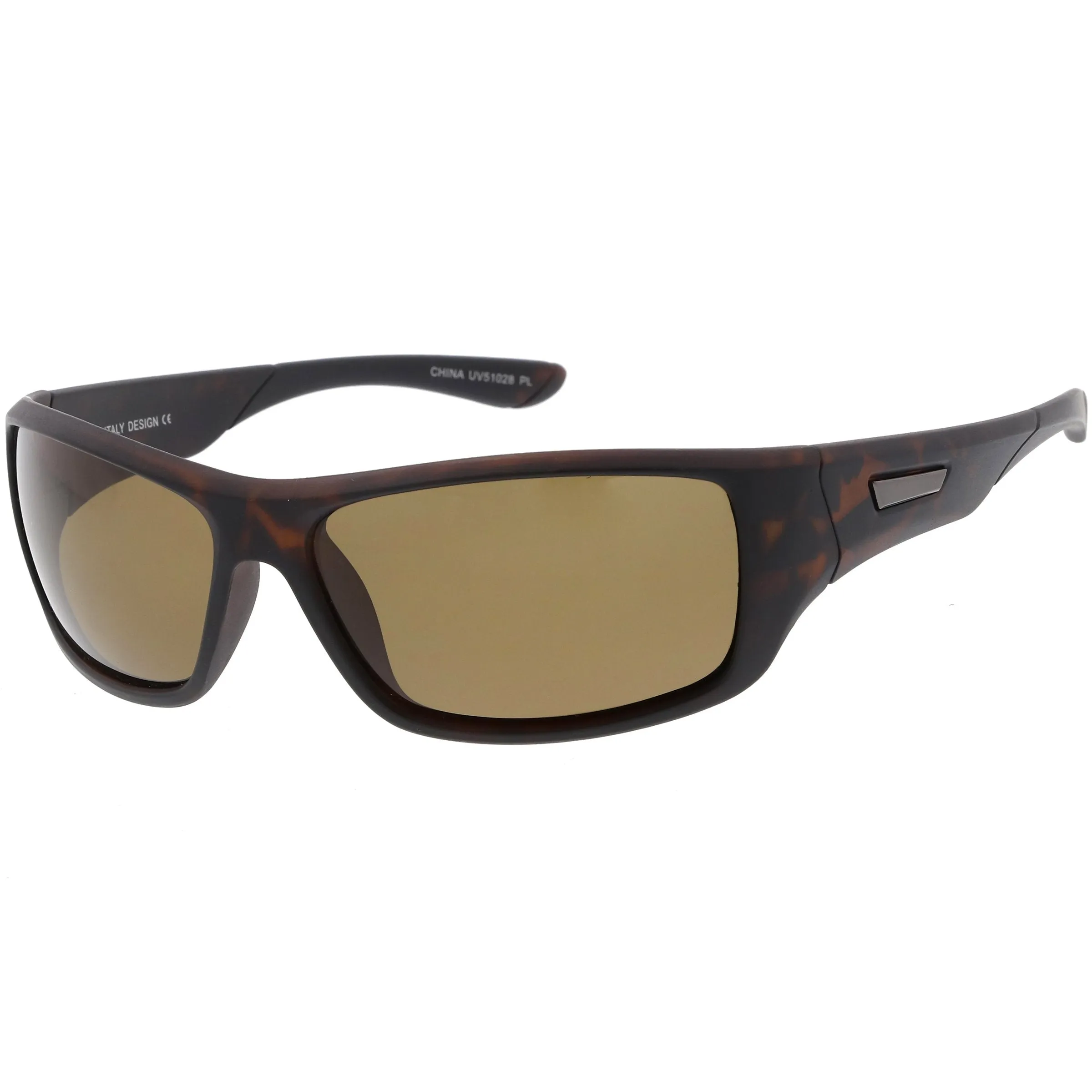 Premium Polarized Sports Wrap Rectangle Sunglasses C794 65mm