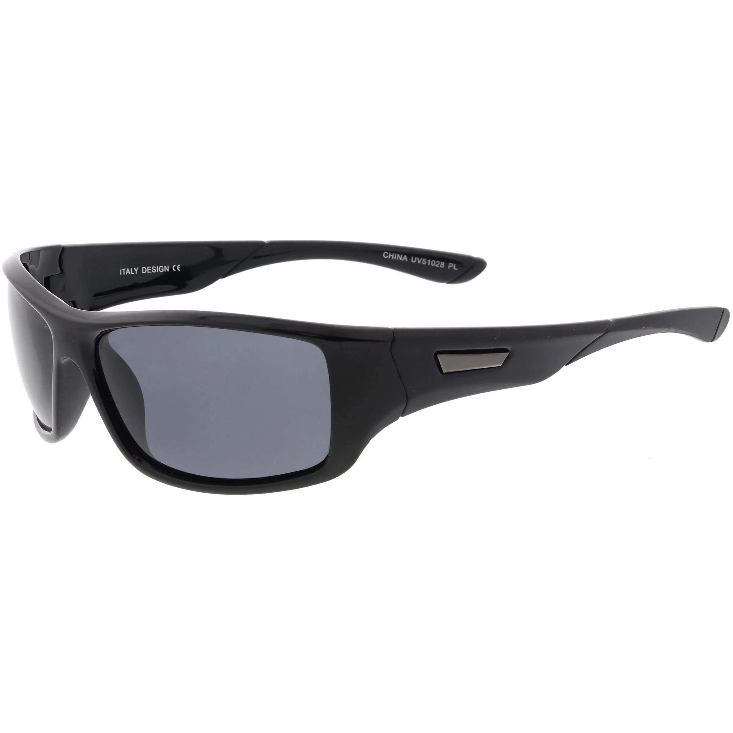 Premium Polarized Sports Wrap Rectangle Sunglasses C794 65mm