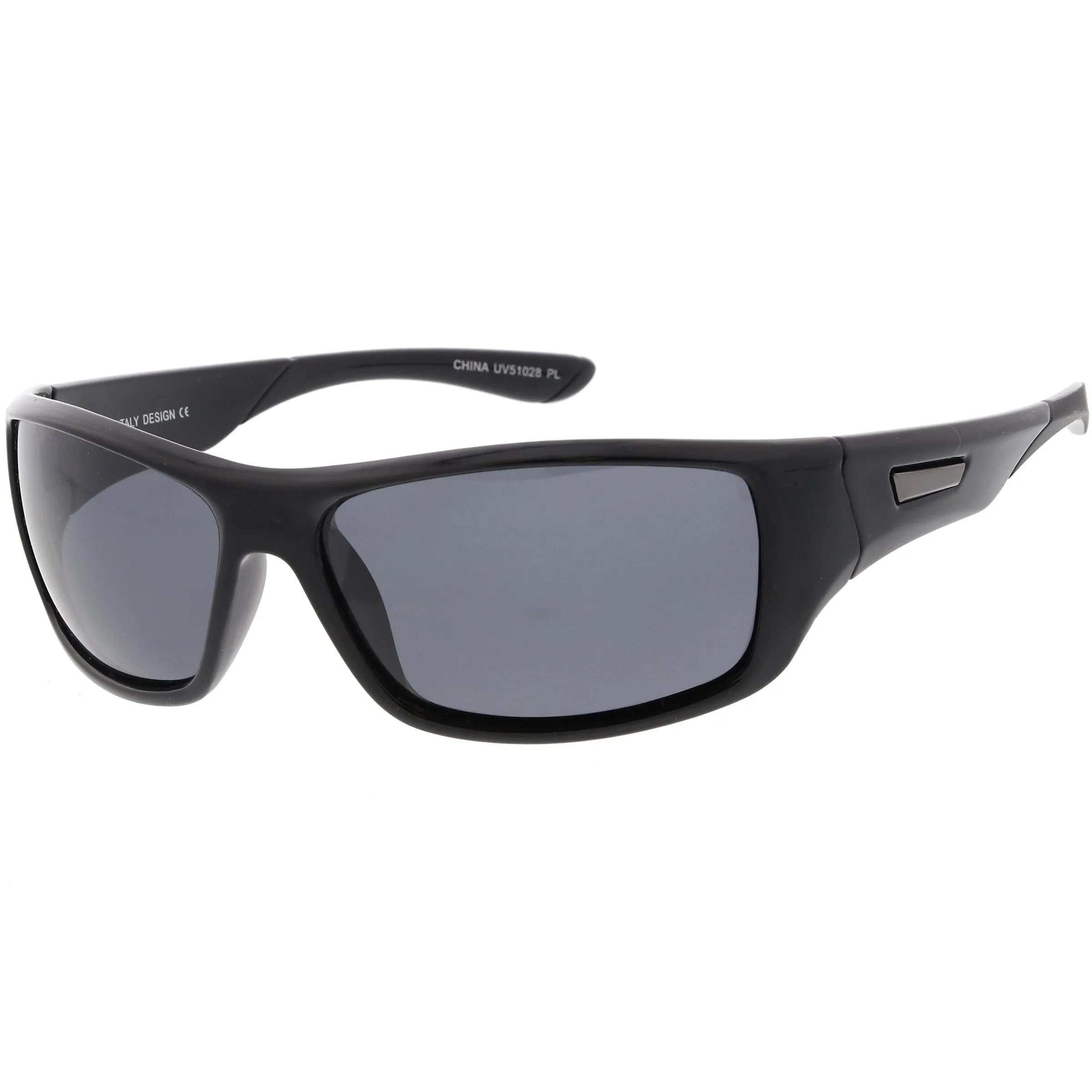 Premium Polarized Sports Wrap Rectangle Sunglasses C794 65mm