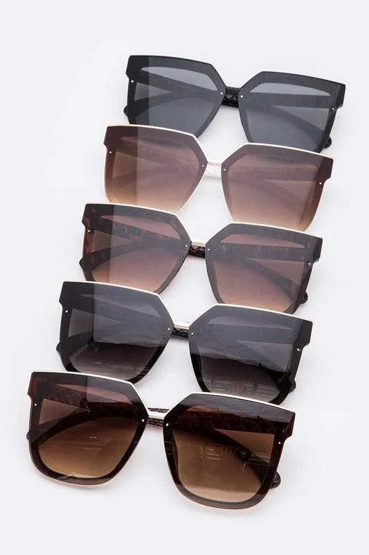 "Elisa" Cateye Plastic Sunglasses
