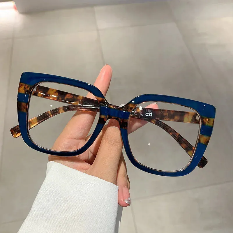 "Hissy Fit" Vintage Cat Eye Plastic Optical Frame Glasses