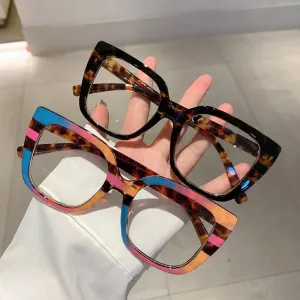 "Hissy Fit" Vintage Cat Eye Plastic Optical Frame Glasses
