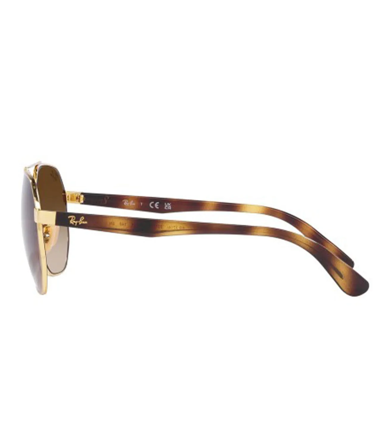 Ray Ban Unisex Brown Gradient Geometric Sunglasses
