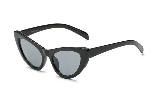 Retro 50s High Point Cat Eye Women's Sunglasses UVA UVB Eye Protection Case Included