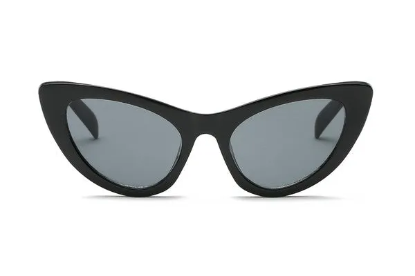 Retro 50s High Point Cat Eye Women's Sunglasses UVA UVB Eye Protection Case Included