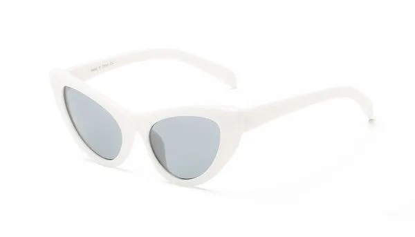 Retro 50s High Point Cat Eye Women's Sunglasses UVA UVB Eye Protection Case Included