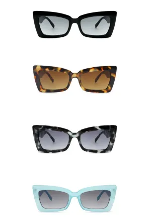Retro Cateye Plastic Frame Sunglasses