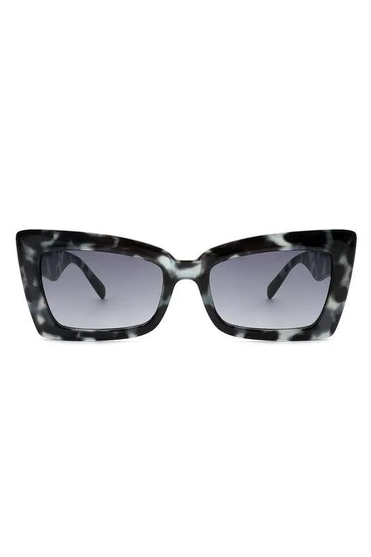 Retro Cateye Plastic Frame Sunglasses
