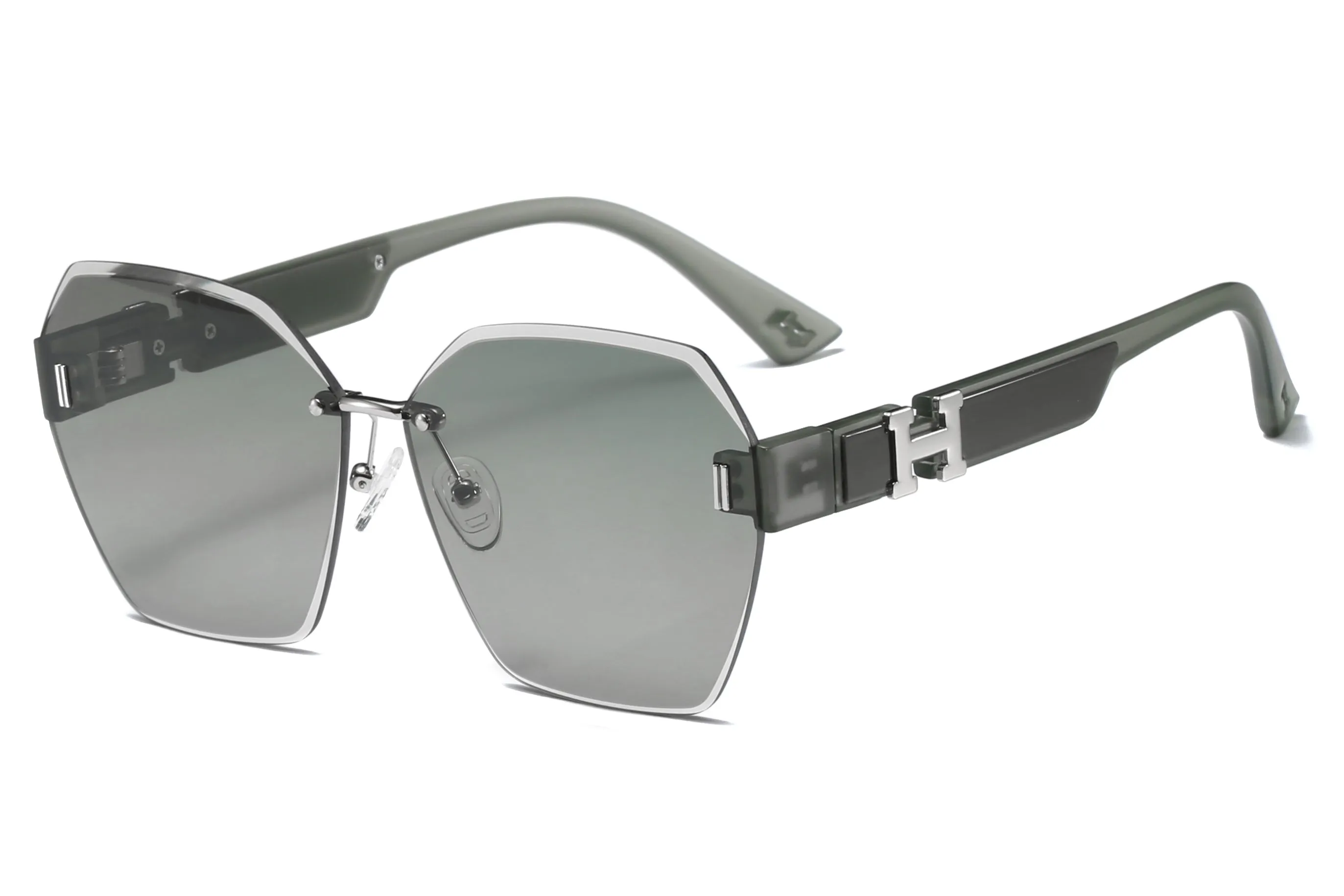 Rianova Pc Nylon Polarized Sunglasses - 6006 C4 (Army Green )