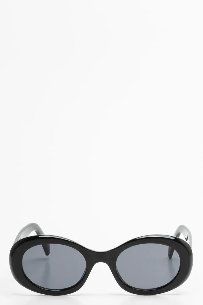 Round Sunglasses Black