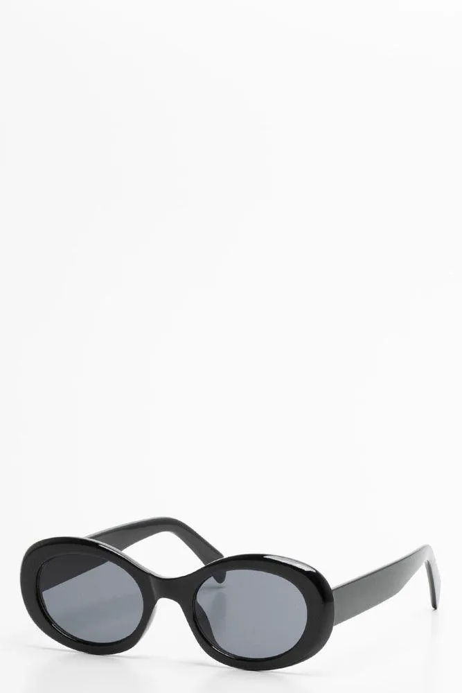 Round Sunglasses Black
