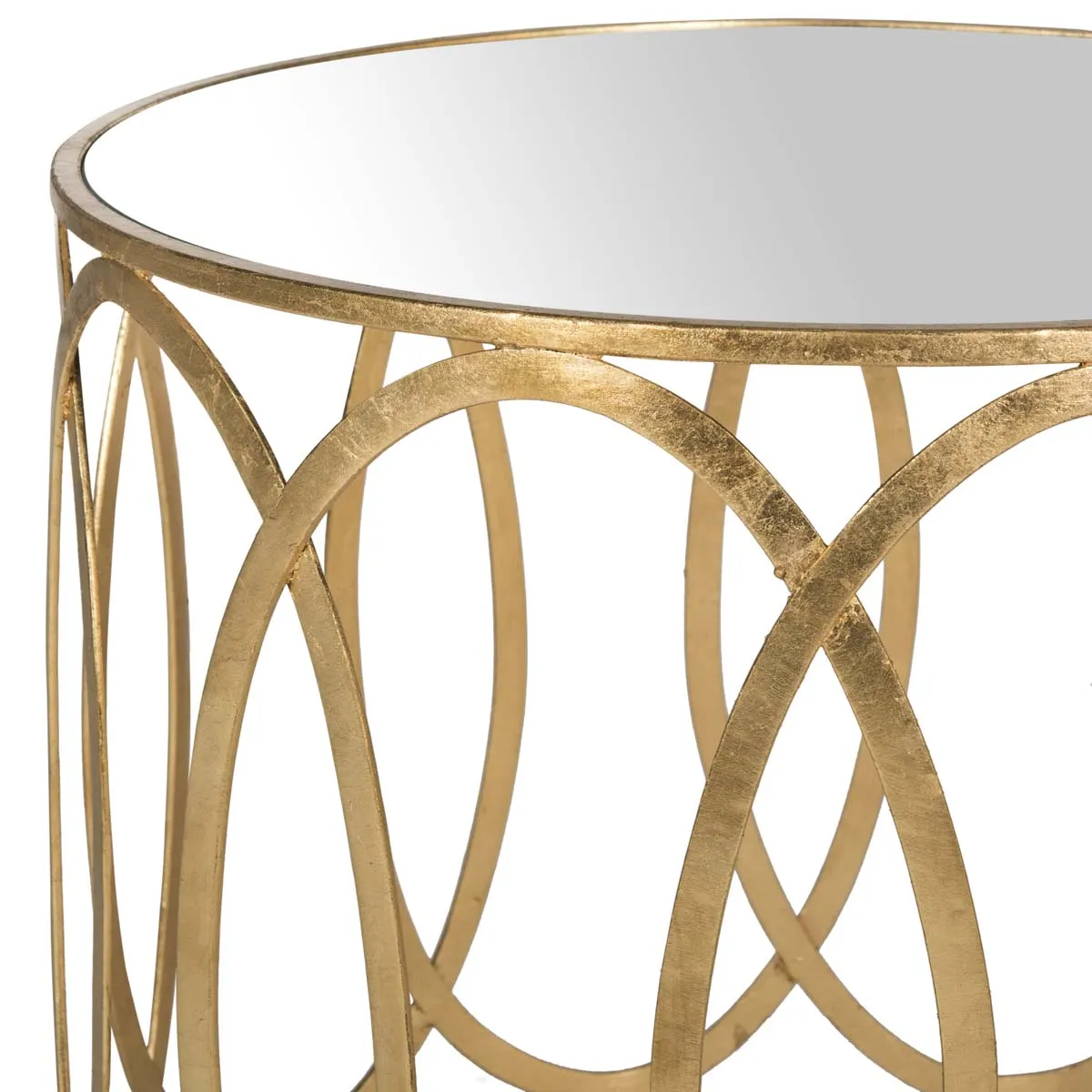 Safavieh Cyrah Gold Leaf Accent Table , FOX2564
