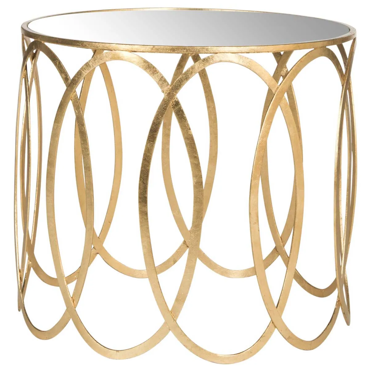 Safavieh Cyrah Gold Leaf Accent Table , FOX2564