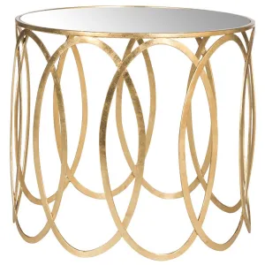 Safavieh Cyrah Gold Leaf Accent Table , FOX2564