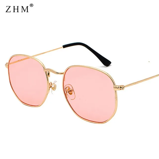 Square Metal Frame Sunglasses