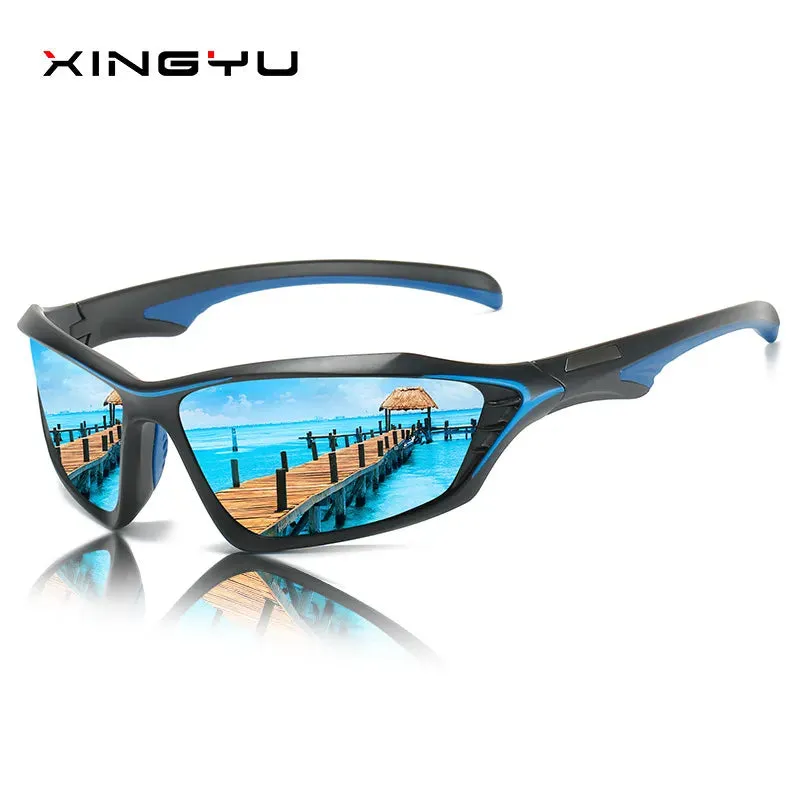 The New Man Polarized Sunglasses Movement Fishing Glasses Ski Sunglasses Dazzle Colour Film Driving Glasses