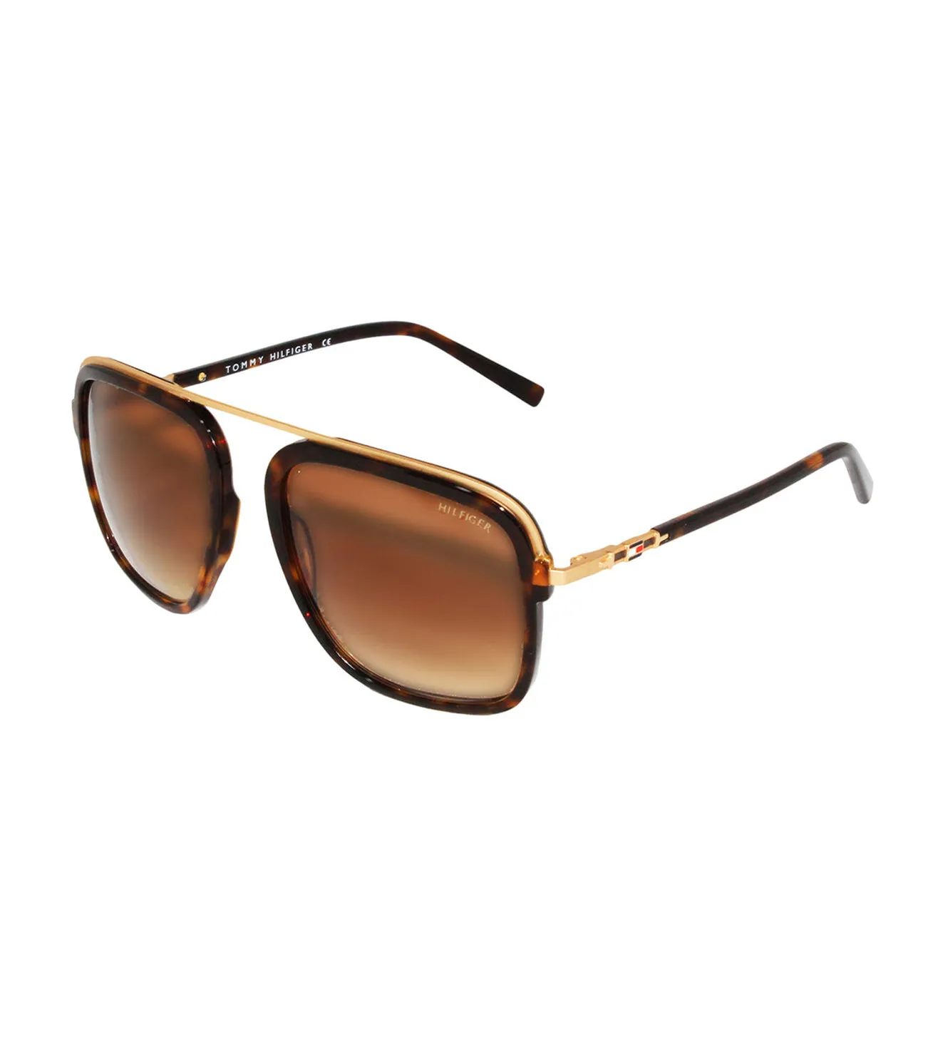 Tommy Hilfiger Men's Brown Square Sunglasses
