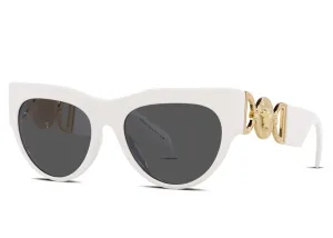 Versace Winged Medusa Sunglasses White