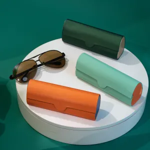 Vintage-Inspired Magnetic Retro Cylindrical Design Glasses Case